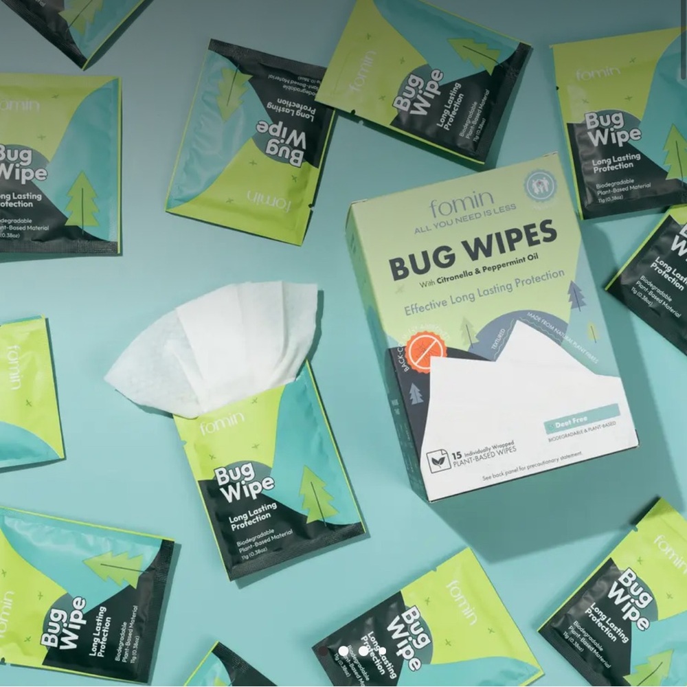 NATURAL Bug Repellant Wipes — Citronella & Peppermint (15 count)